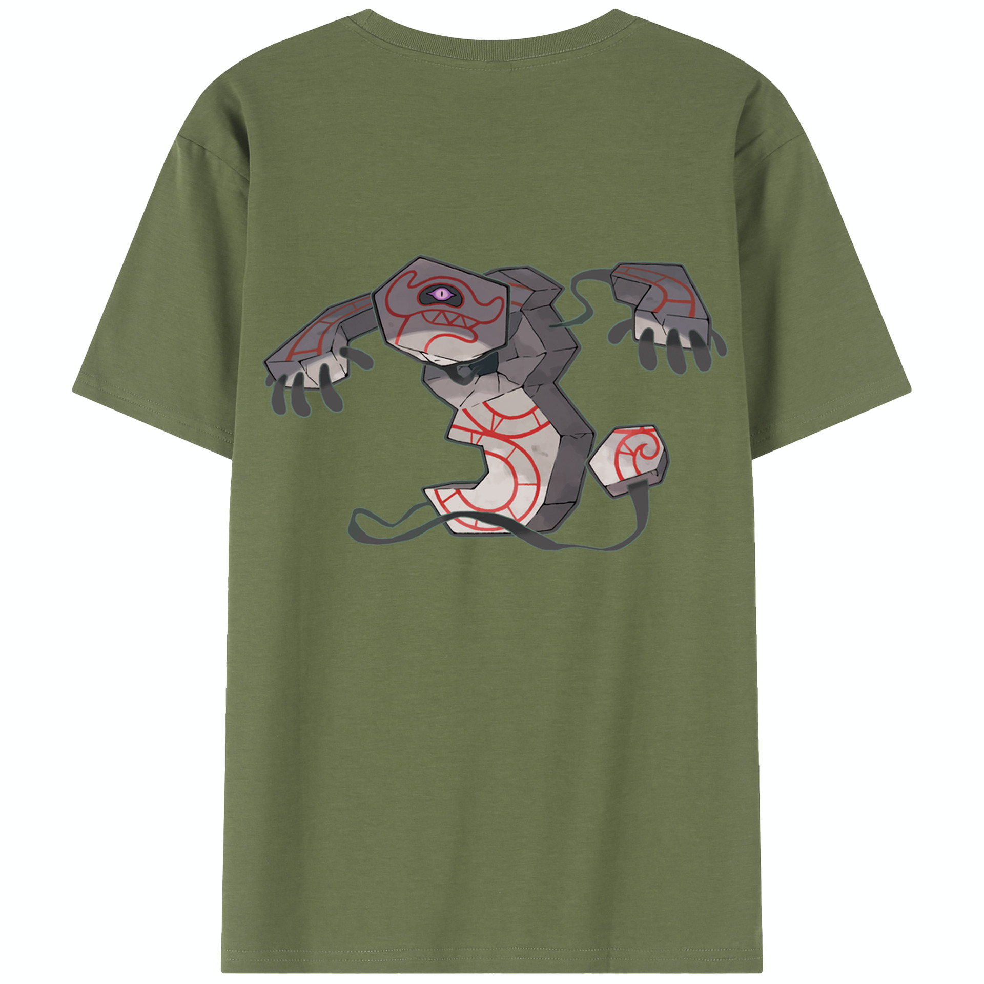 （画像用） ポケットモンスター Pokémon 綿100％半袖Tシャツ（背面プリント）